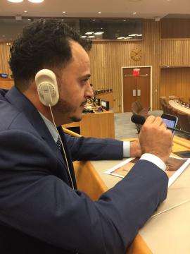 التحالف الدولي"عدل"يشارك أعمال جلسات الامم المتحدة 2017 بنيويورك